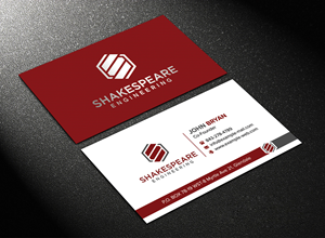 Diseño de Tarjeta de Presentación por sadikul islam para Shakespeare Engineering | Diseño: #32113299