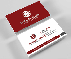 Diseño de Tarjeta de Presentación por sadikul islam para Shakespeare Engineering | Diseño: #32113300