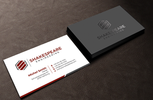 Design de Carte de Visite par Graphixpointt pour Shakespeare Engineering | Design : #32104954
