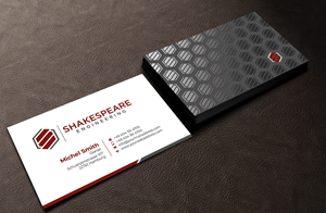 Design de Carte de Visite par Graphixpointt pour Shakespeare Engineering | Design : #32104963