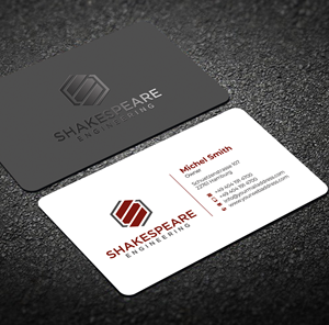 Design de Carte de Visite par Graphixpointt pour Shakespeare Engineering | Design : #32104990