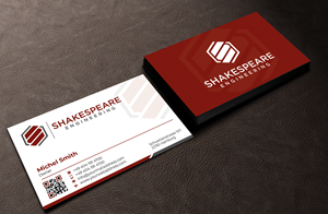 Design de Carte de Visite par Graphixpointt pour Shakespeare Engineering | Design : #32105062