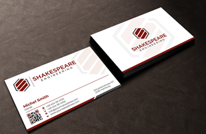 Design de Carte de Visite par Graphixpointt pour Shakespeare Engineering | Design : #32105065