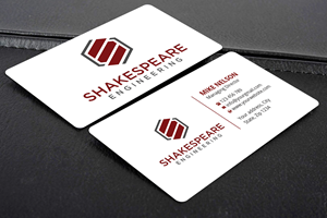 Diseño de Tarjeta de Presentación por Expert Bappy para Shakespeare Engineering | Diseño: #32103822