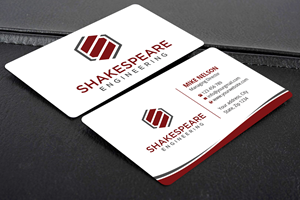 Diseño de Tarjeta de Presentación por Expert Bappy para Shakespeare Engineering | Diseño: #32103823