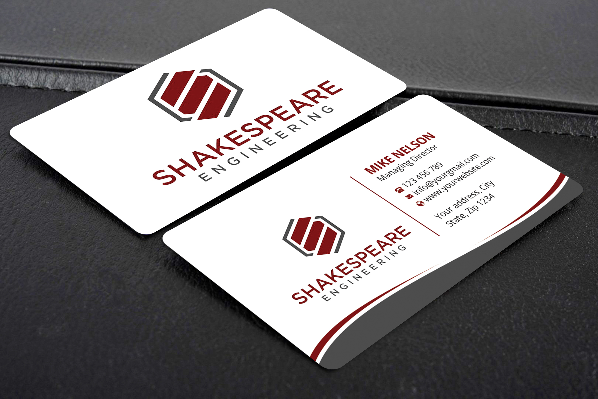 Diseño de Tarjeta de Presentación por Expert Bappy para Shakespeare Engineering | Diseño #32103824