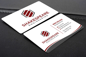 Diseño de Tarjeta de Presentación por Expert Bappy para Shakespeare Engineering | Diseño: #32103824