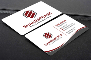 Diseño de Tarjeta de Presentación por Expert Bappy para Shakespeare Engineering | Diseño: #32103825