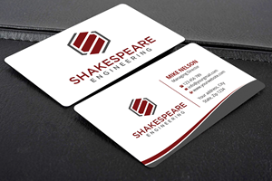 Diseño de Tarjeta de Presentación por Expert Bappy para Shakespeare Engineering | Diseño: #32103846