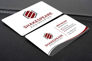 Diseño de Tarjeta de Presentación por Expert Bappy para Shakespeare Engineering | Diseño: #32103848