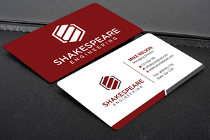 Diseño de Tarjeta de Presentación por Expert Bappy para Shakespeare Engineering | Diseño: #32103862