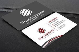 Diseño de Tarjeta de Presentación por Expert Bappy para Shakespeare Engineering | Diseño: #32103890