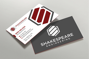 Diseño de Tarjeta de Presentación por Expert Bappy para Shakespeare Engineering | Diseño: #32103955