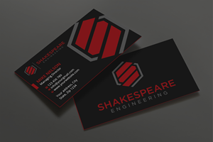 Diseño de Tarjeta de Presentación por Expert Bappy para Shakespeare Engineering | Diseño: #32103957