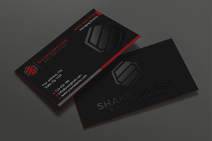 Diseño de Tarjeta de Presentación por Expert Bappy para Shakespeare Engineering | Diseño: #32104118
