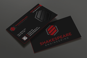 Diseño de Tarjeta de Presentación por Expert Bappy para Shakespeare Engineering | Diseño: #32104142