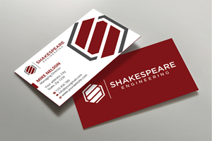 Diseño de Tarjeta de Presentación por Expert Bappy para Shakespeare Engineering | Diseño: #32106531