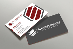 Diseño de Tarjeta de Presentación por Expert Bappy para Shakespeare Engineering | Diseño: #32106558