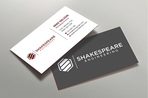 Diseño de Tarjeta de Presentación por Expert Bappy para Shakespeare Engineering | Diseño: #32106608