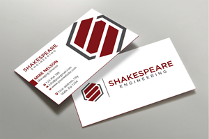 Diseño de Tarjeta de Presentación por Expert Bappy para Shakespeare Engineering | Diseño: #32106725