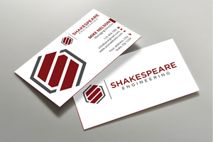 Diseño de Tarjeta de Presentación por Expert Bappy para Shakespeare Engineering | Diseño: #32106776