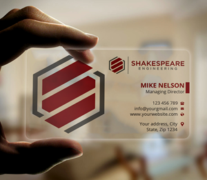Diseño de Tarjeta de Presentación por Expert Bappy para Shakespeare Engineering | Diseño: #32106778