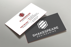 Diseño de Tarjeta de Presentación por Expert Bappy para Shakespeare Engineering | Diseño: #32106837
