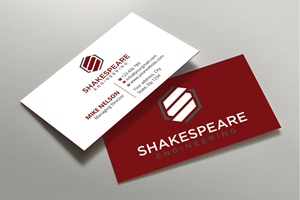 Diseño de Tarjeta de Presentación por Expert Bappy para Shakespeare Engineering | Diseño: #32106838