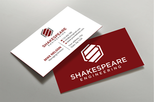 Diseño de Tarjeta de Presentación por Expert Bappy para Shakespeare Engineering | Diseño: #32106861