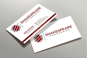 Diseño de Tarjeta de Presentación por Expert Bappy para Shakespeare Engineering | Diseño: #32106889