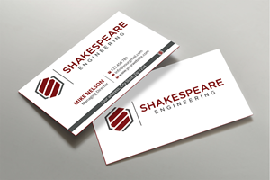 Diseño de Tarjeta de Presentación por Expert Bappy para Shakespeare Engineering | Diseño: #32106901