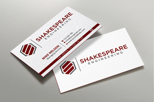 Diseño de Tarjeta de Presentación por Expert Bappy para Shakespeare Engineering | Diseño: #32106912