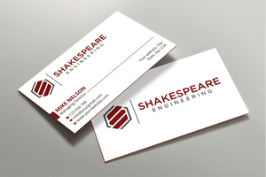 Diseño de Tarjeta de Presentación por Expert Bappy para Shakespeare Engineering | Diseño: #32107283