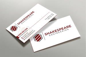 Diseño de Tarjeta de Presentación por Expert Bappy para Shakespeare Engineering | Diseño: #32107284
