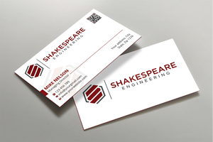 Diseño de Tarjeta de Presentación por Expert Bappy para Shakespeare Engineering | Diseño: #32107285