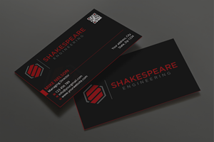Diseño de Tarjeta de Presentación por Expert Bappy para Shakespeare Engineering | Diseño: #32107287