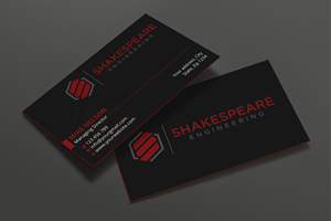 Diseño de Tarjeta de Presentación por Expert Bappy para Shakespeare Engineering | Diseño: #32107318