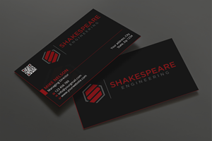 Diseño de Tarjeta de Presentación por Expert Bappy para Shakespeare Engineering | Diseño: #32107319