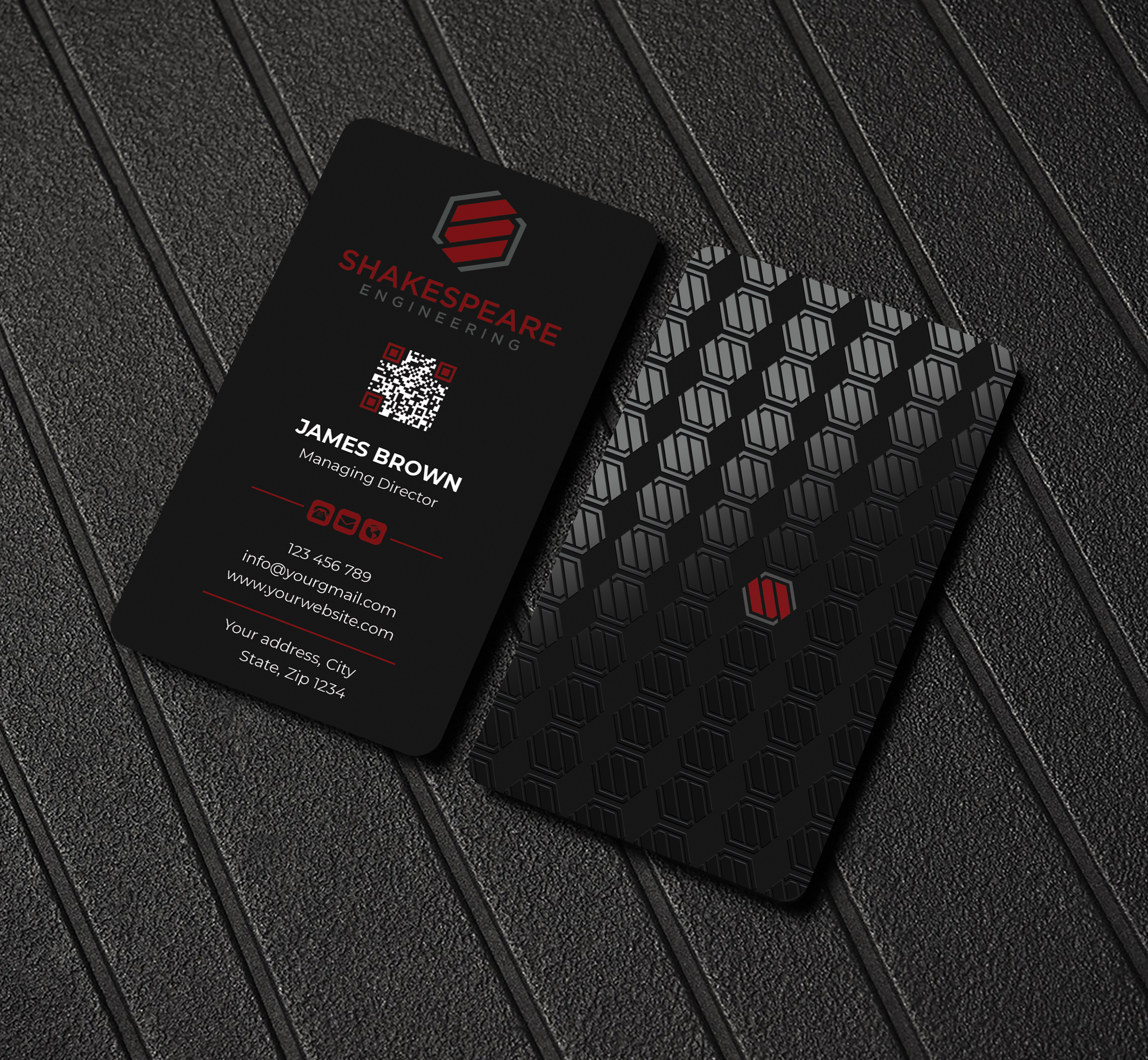 Business Card Design by Expert Bappy for Shakespeare Engineering | Design #32107495