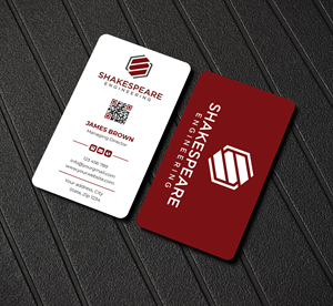 Diseño de Tarjeta de Presentación por Expert Bappy para Shakespeare Engineering | Diseño: #32107575