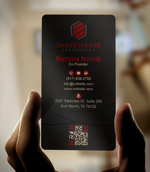 Diseño de Tarjeta de Presentación por Expert Bappy para Shakespeare Engineering | Diseño: #32110658