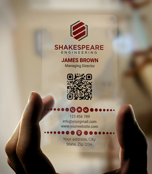Design de Carte de Visite par Expert Bappy pour Shakespeare Engineering | Design : #32110660