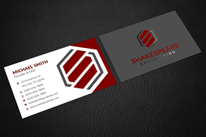 Business Card Design by Sun Moon Graphic Designer for Shakespeare Engineering | Design: #32106116