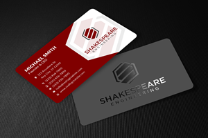 Business Card Design by Sun Moon Graphic Designer for Shakespeare Engineering | Design: #32106119