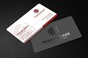 Business Card Design by Sun Moon Graphic Designer for Shakespeare Engineering | Design: #32106122