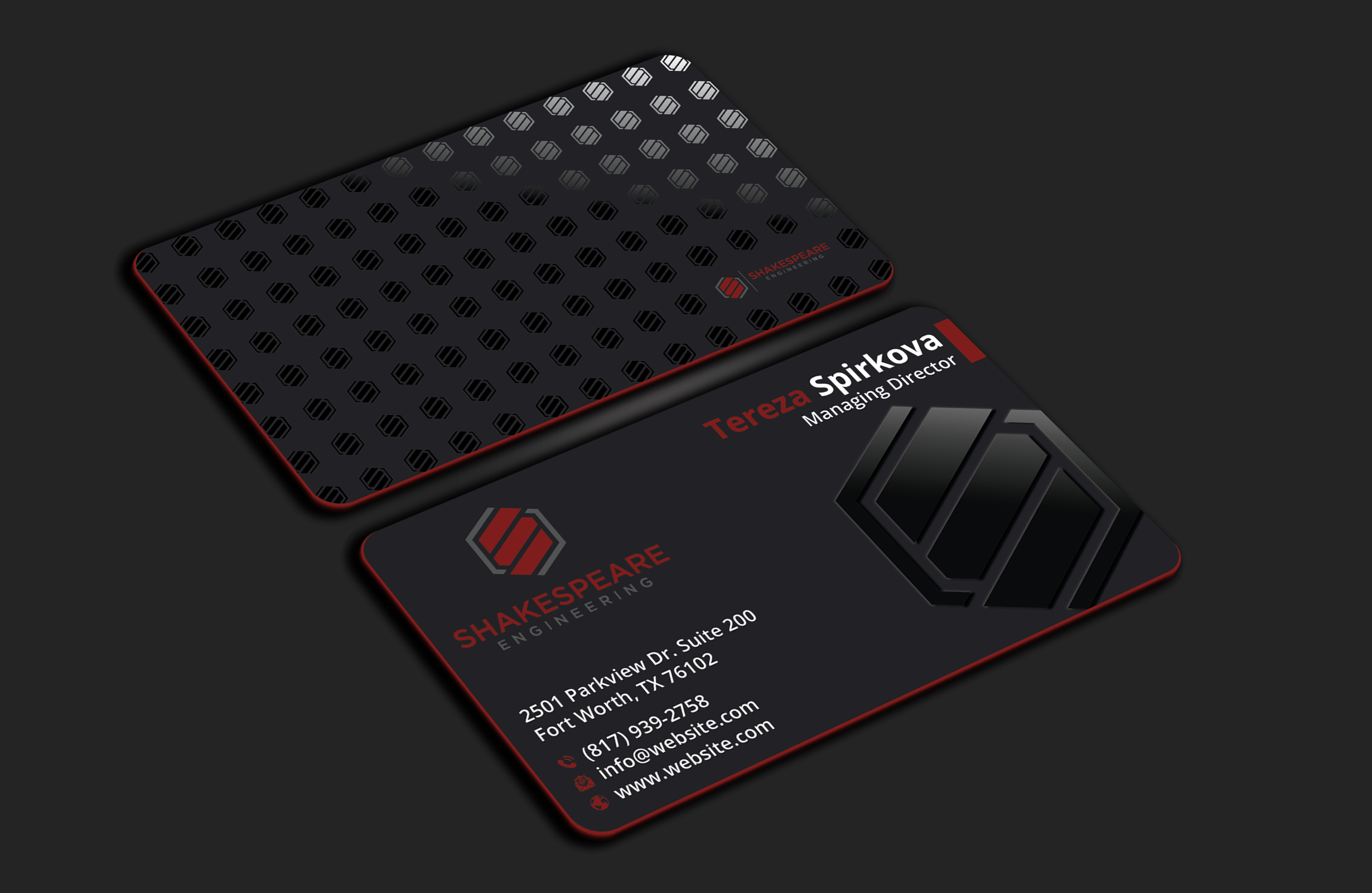 Design de Carte de Visite par DesignerShahadat pour Shakespeare Engineering | Design #32104860