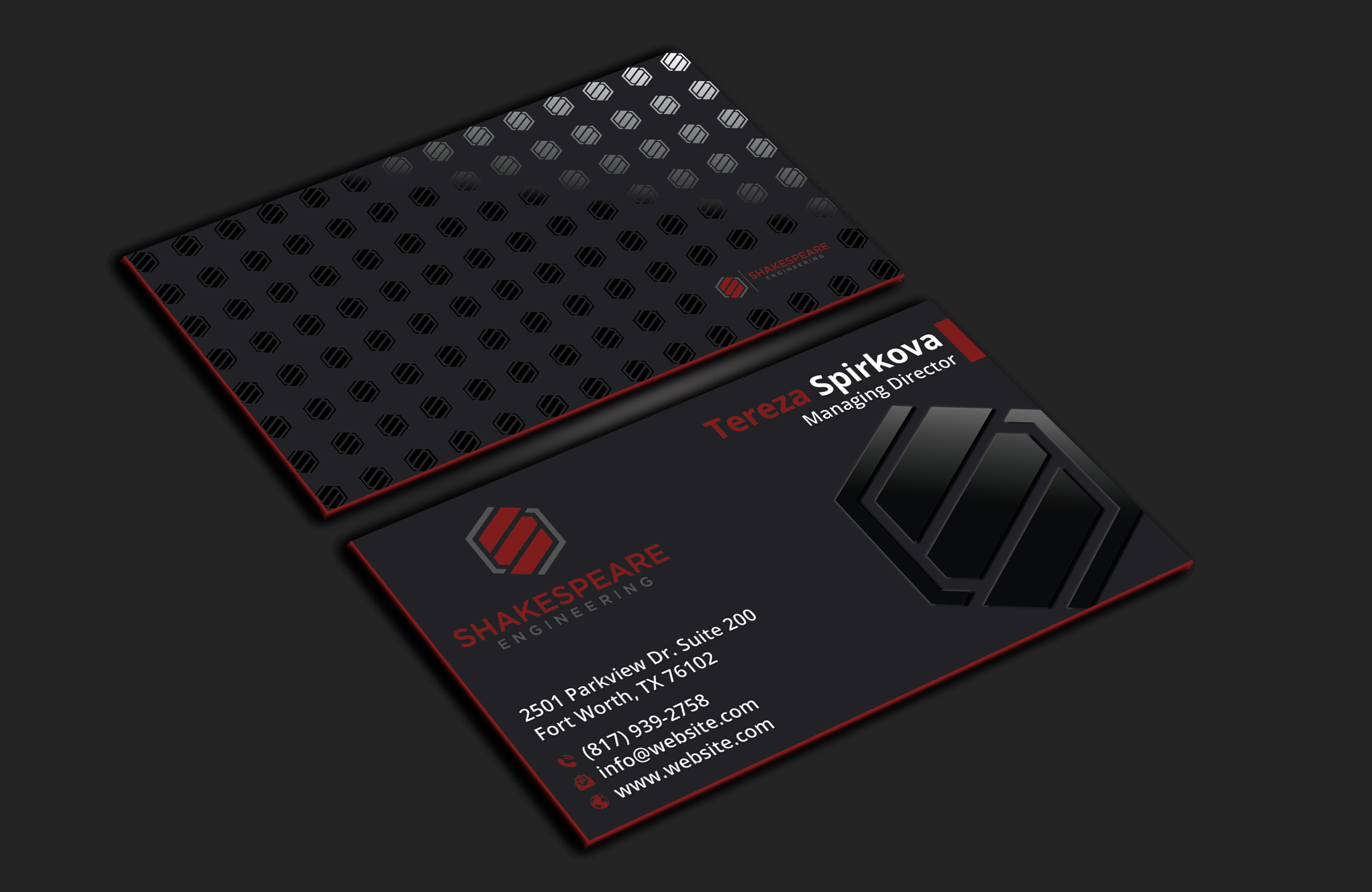 Design de Carte de Visite par DesignerShahadat pour Shakespeare Engineering | Design #32104863