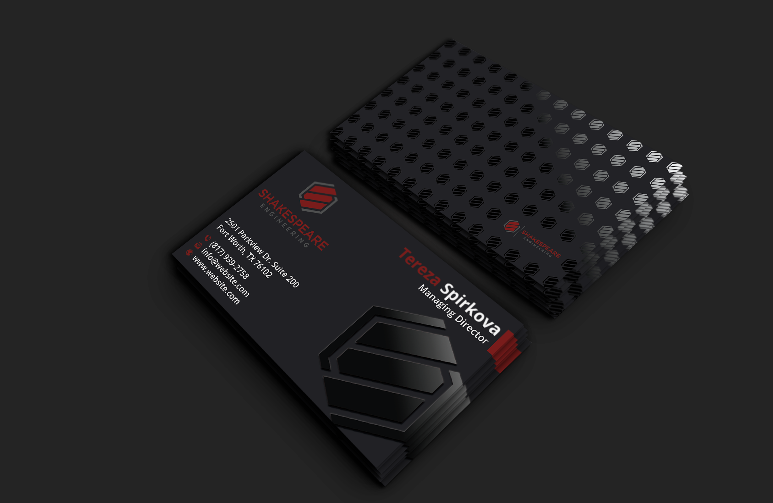 Business Card Design by DesignerShahadat for Shakespeare Engineering | Design #32104868