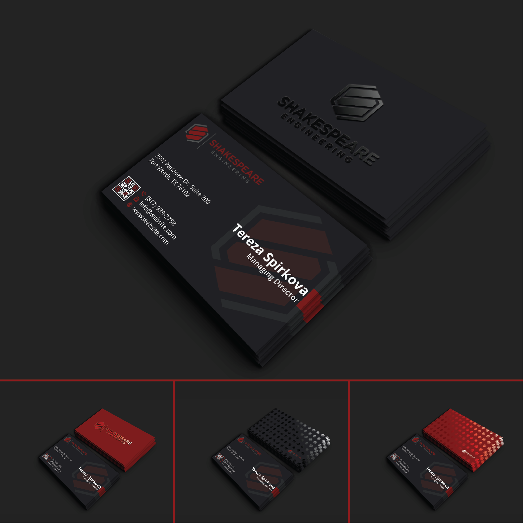 Design de Carte de Visite par DesignerShahadat pour Shakespeare Engineering | Design #32105138