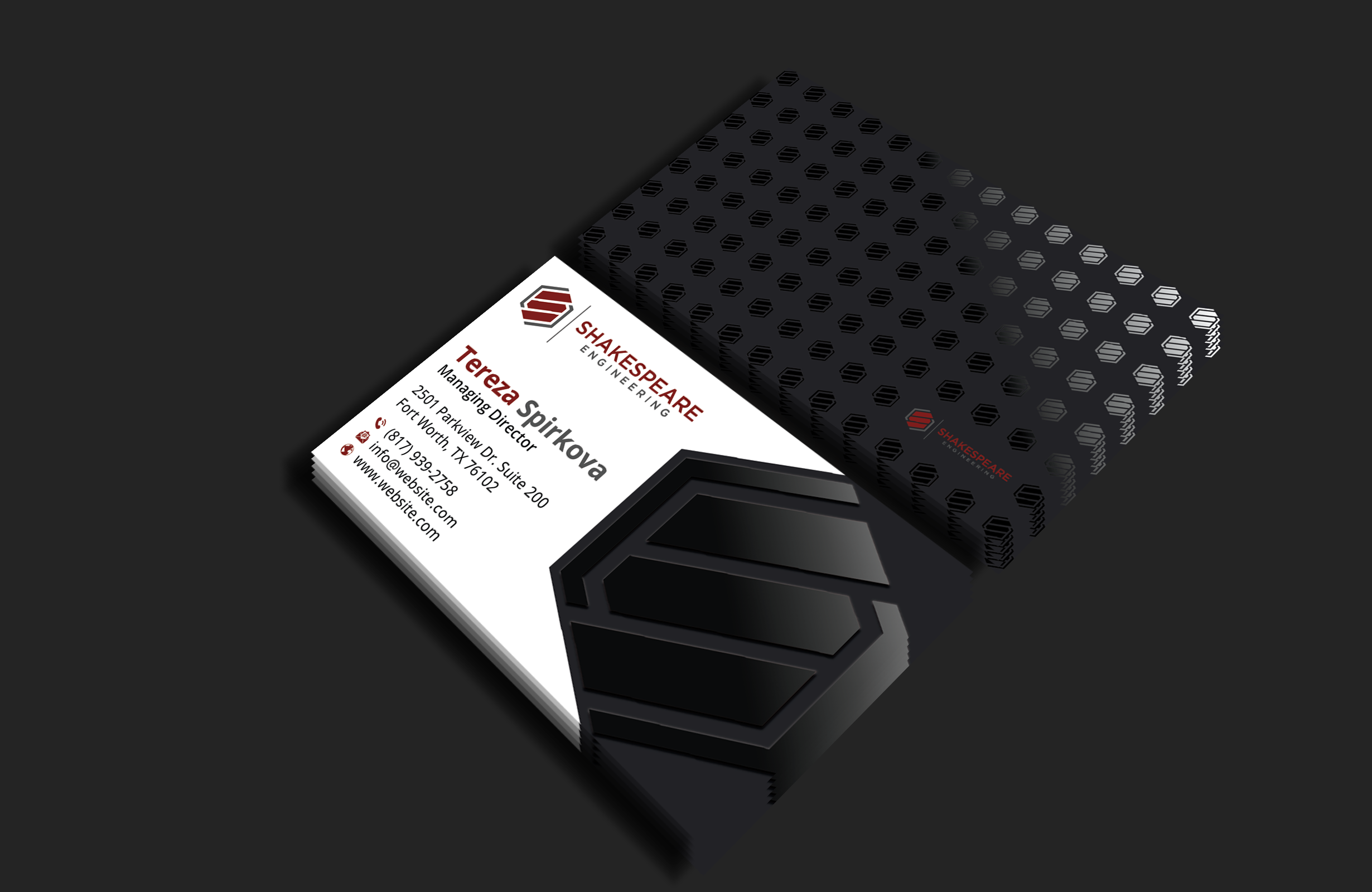 Business Card Design by DesignerShahadat for Shakespeare Engineering | Design #32105479